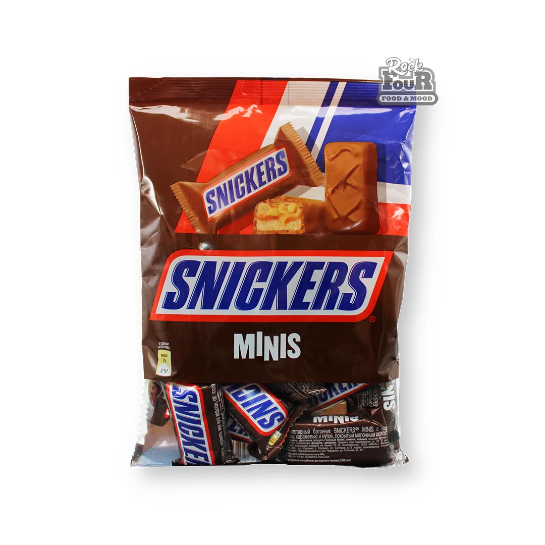 Շոկոլադե բատոն «Snickers minis» 180գ